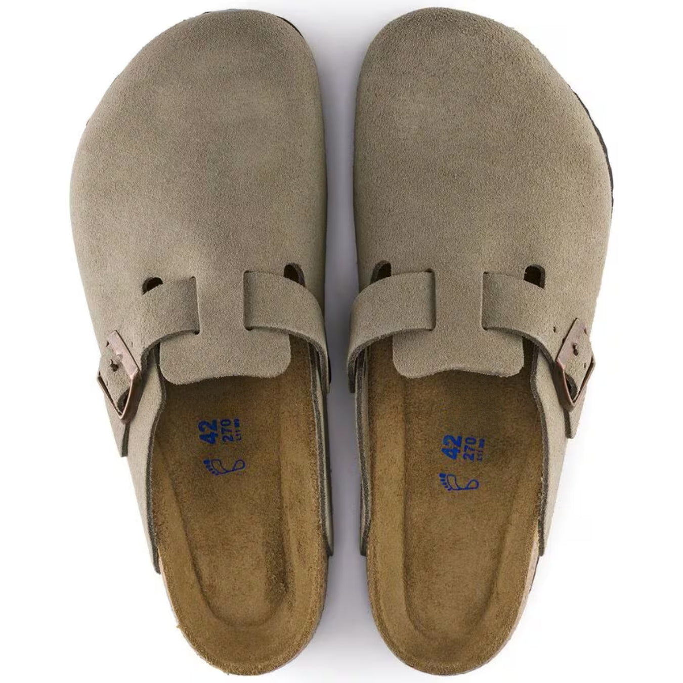 Boston Clogs - Anatomical Comfort in Taupe Color