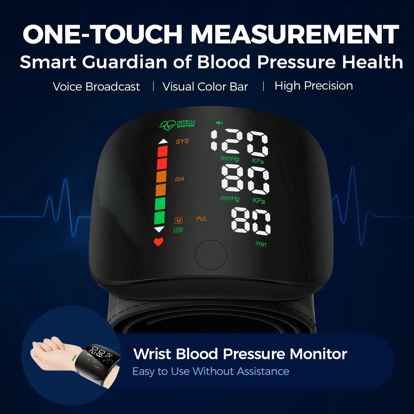 BP Monitor: Accurate Medical Wrist Blood Pressure Monitor