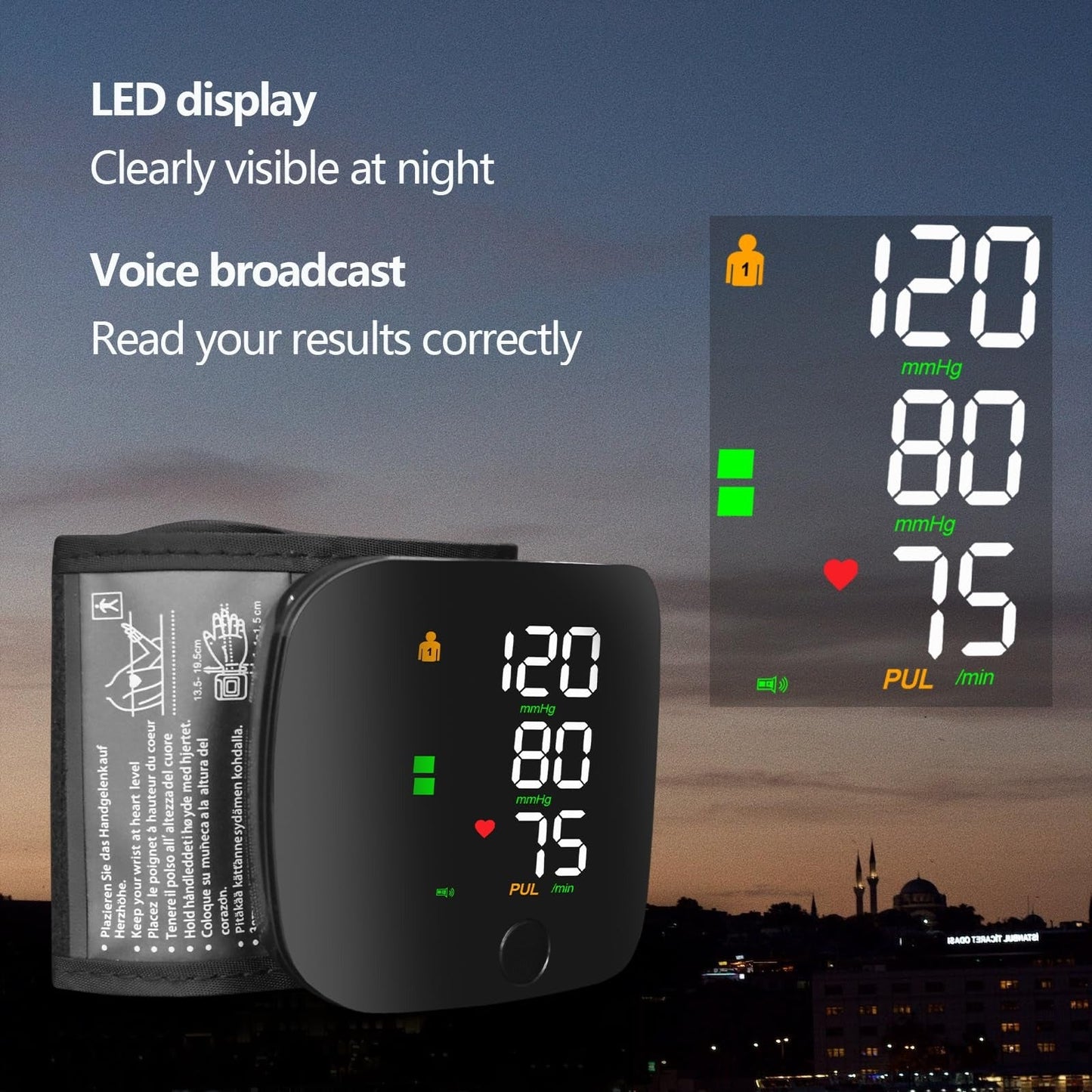 BP Monitor: Accurate Medical Wrist Blood Pressure Monitor