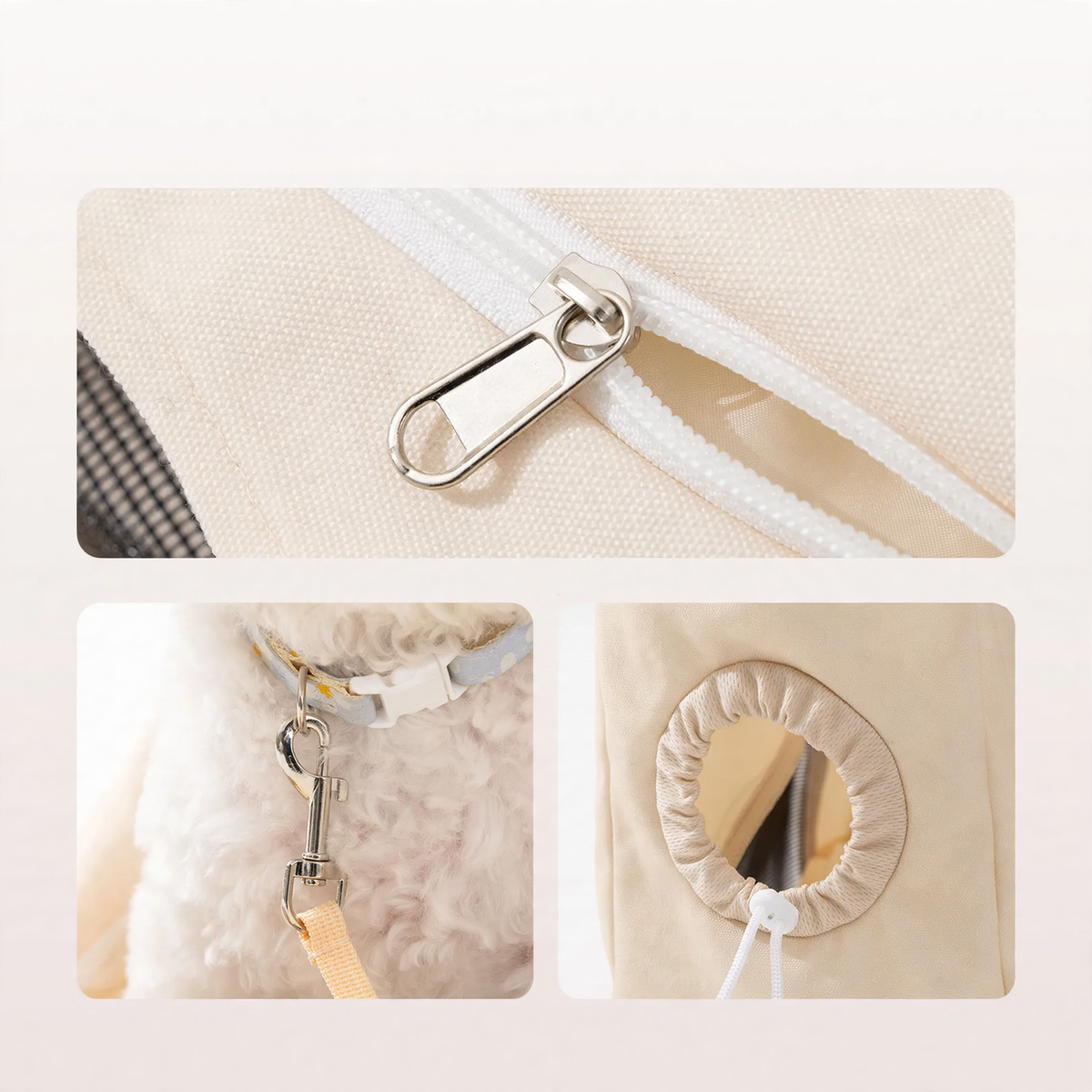 Breathable Canvas Pet Carrier Bag
