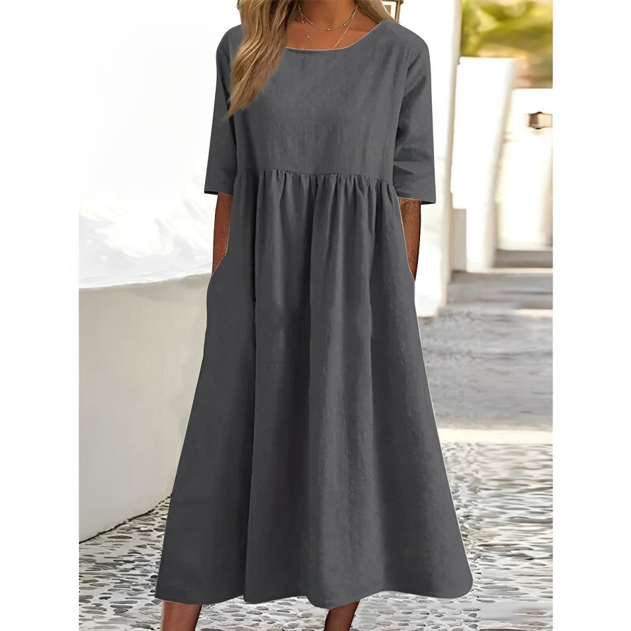 Breathable Midi Dress
