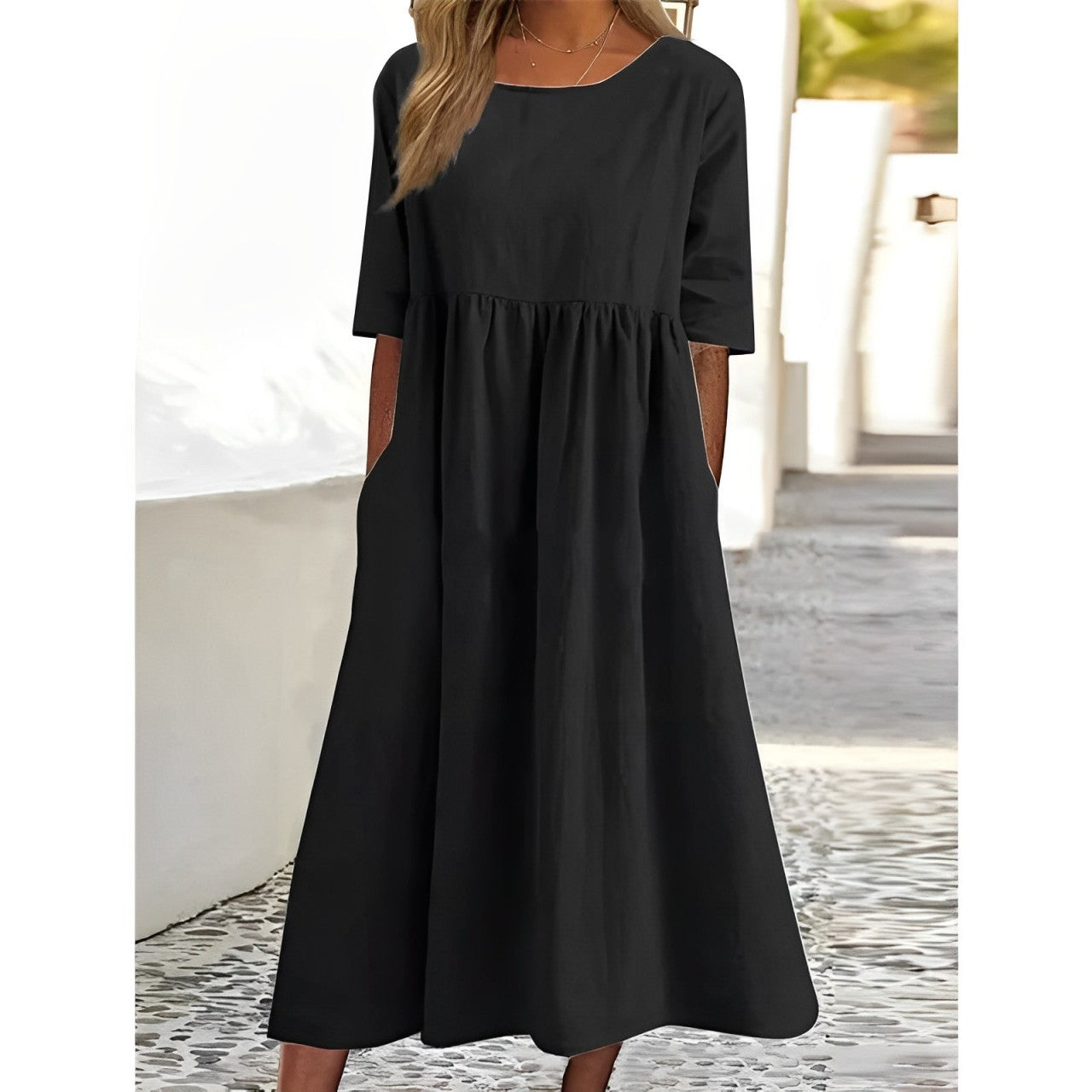 Breathable Midi Dress
