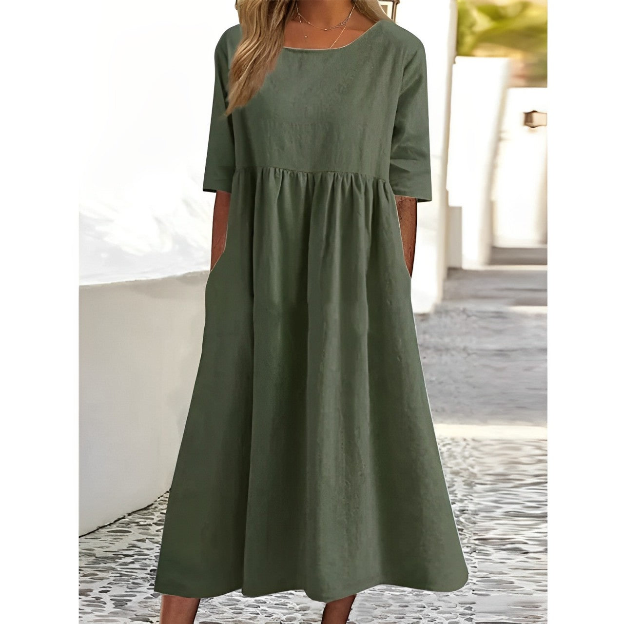 Breathable Midi Dress