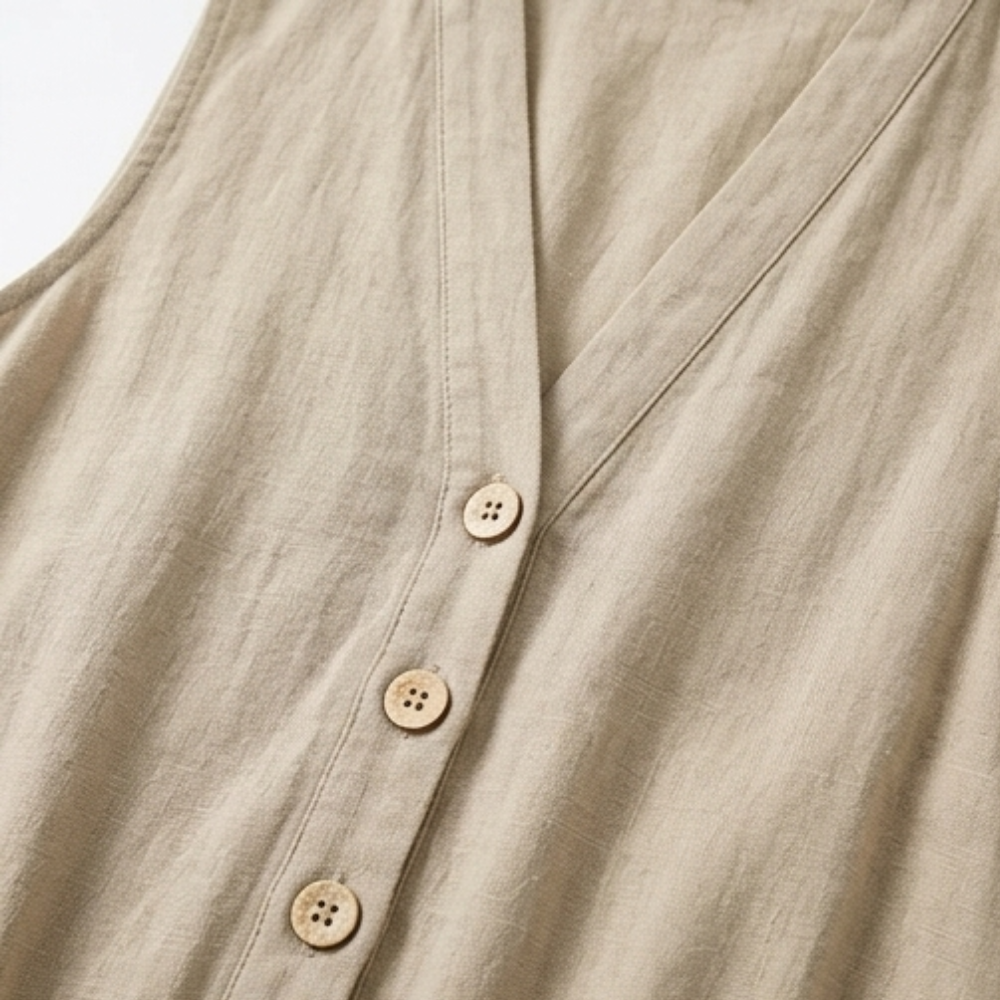 Breezy Button Front Jumpsuit