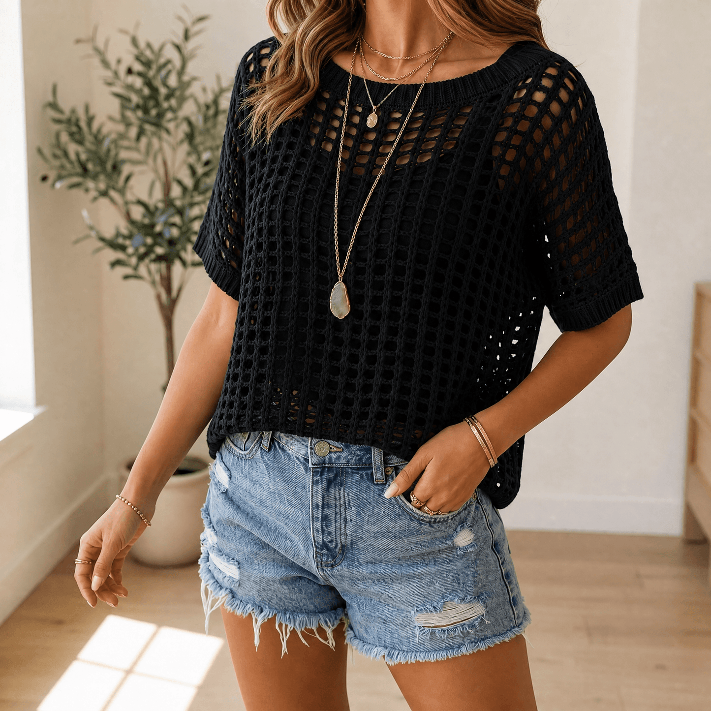Breezy Open- Summer Top