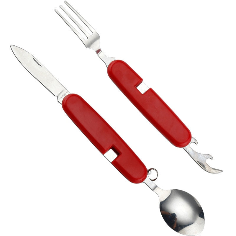 CampCut 4-in-1 Cutlery Set | Never be without cutlery during outdoor adventures!