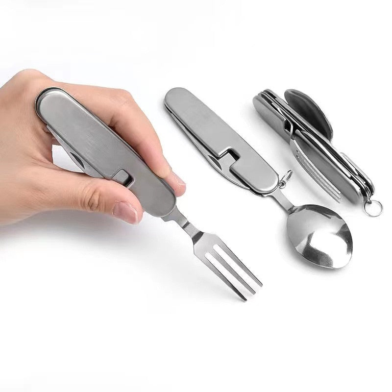 CampCut 4-in-1 Cutlery Set | Never be without cutlery during outdoor adventures!