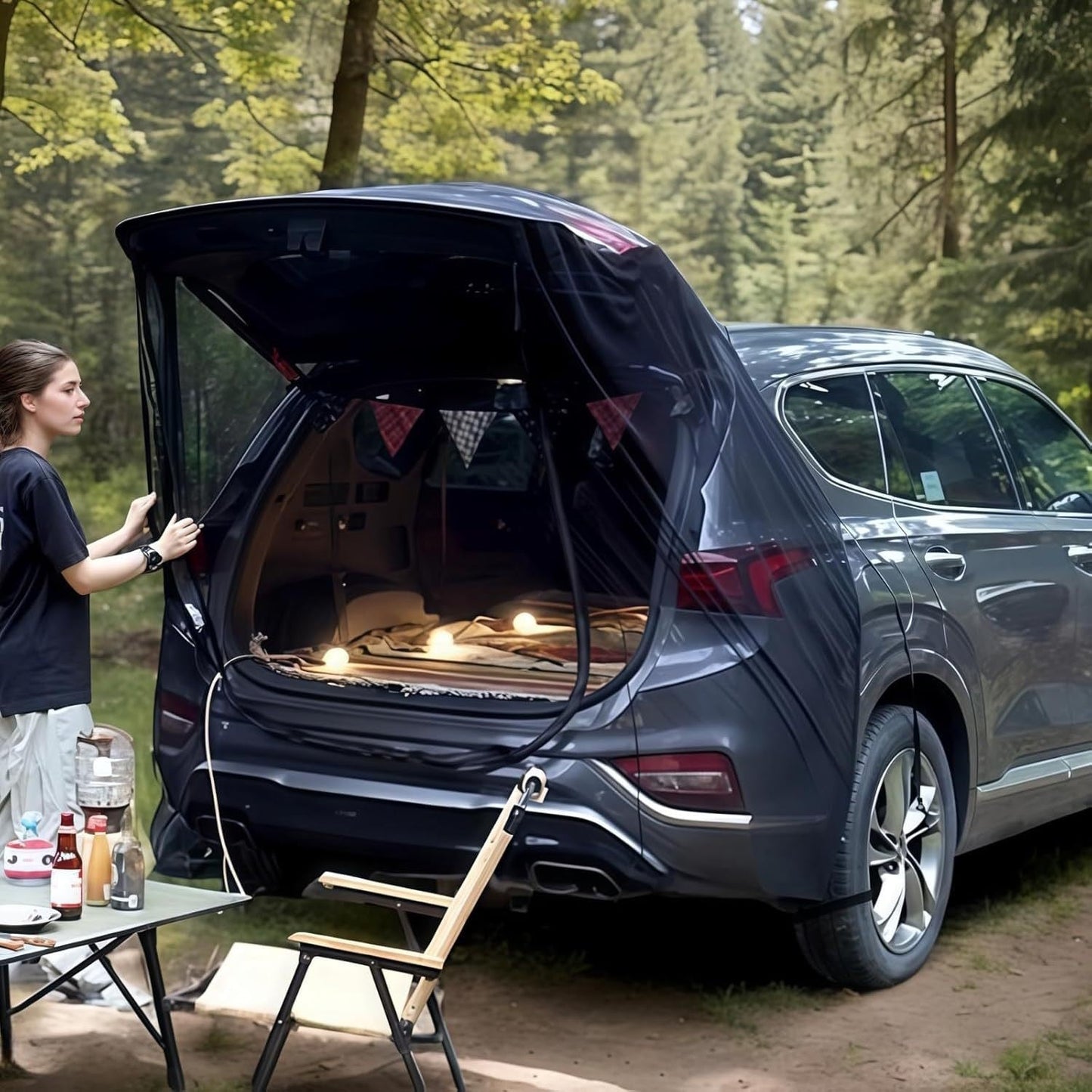 Car Camping Trunk Mosquito Net