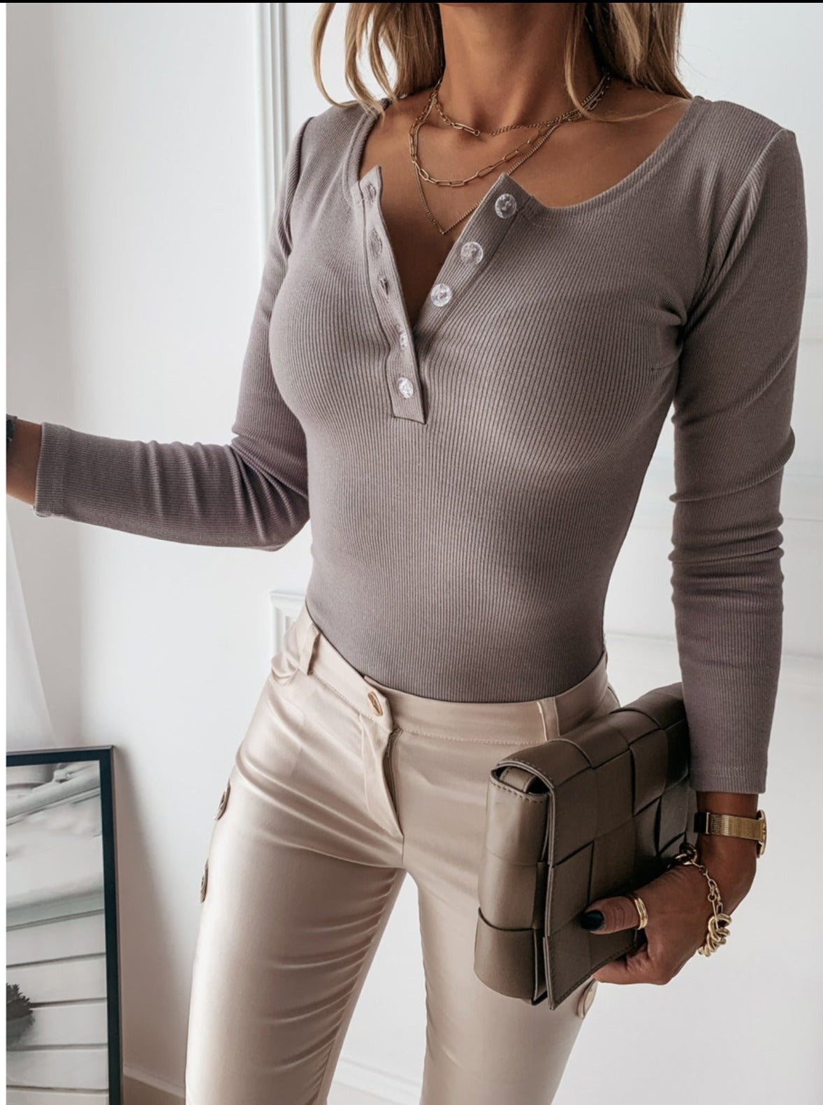 Carin Henley Tee