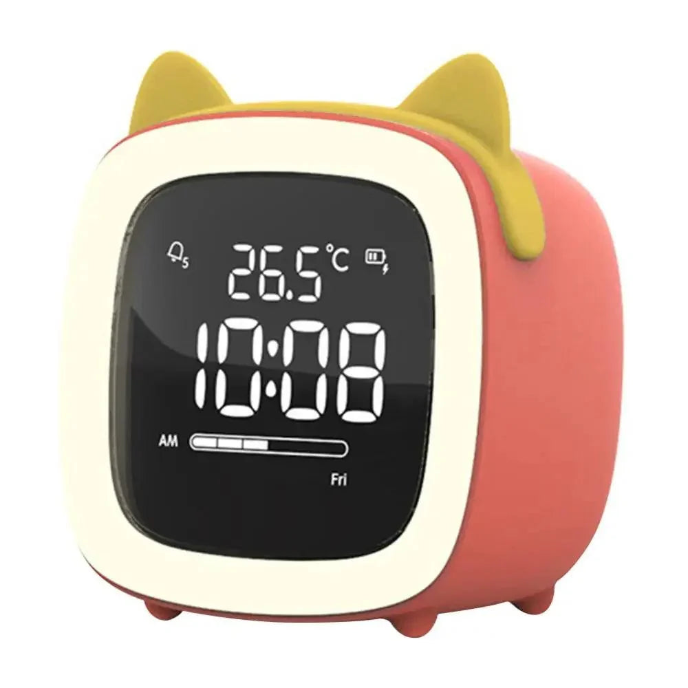 Cartoon Rabbit Alarm Clock | LED Night Light Design | Digital Clock