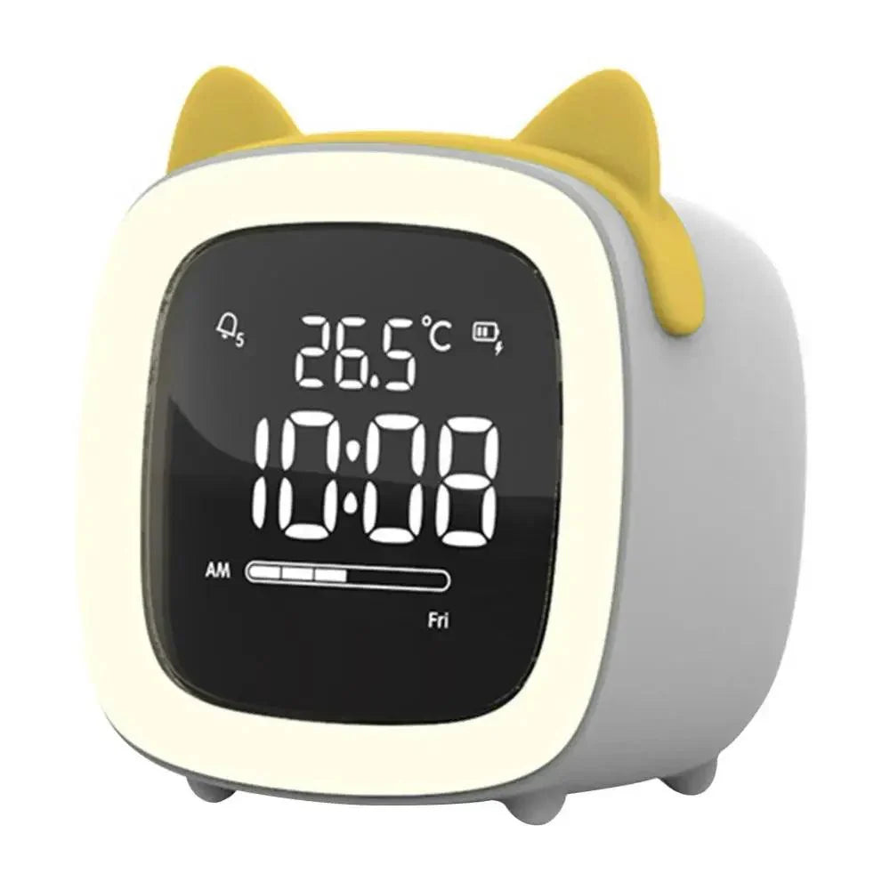 Cartoon Rabbit Alarm Clock | LED Night Light Design | Digital Clock