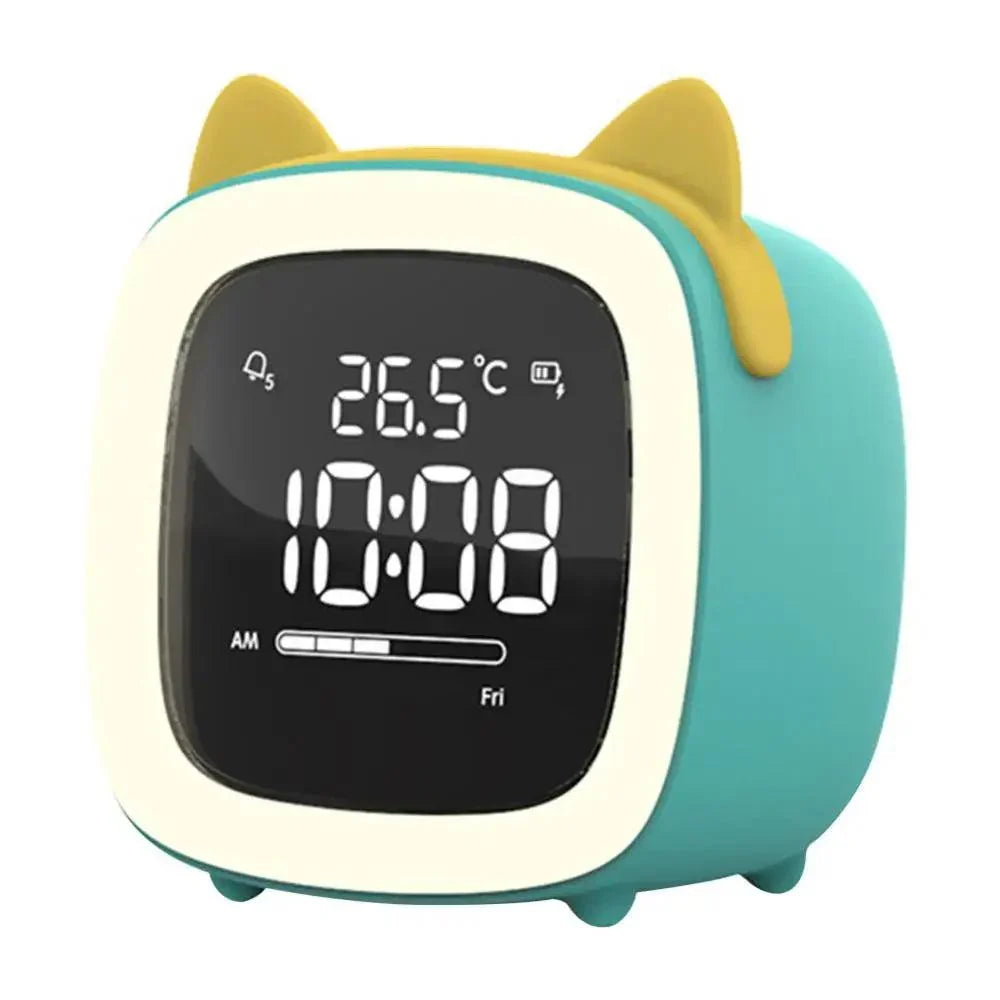 Cartoon Rabbit Alarm Clock | LED Night Light Design | Digital Clock