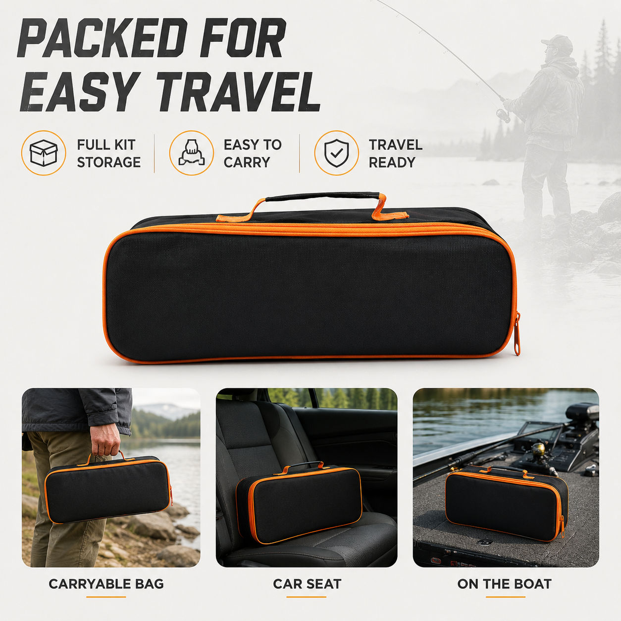 Castaway Telescopic Travel Fishing Rod Set