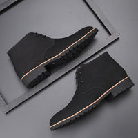 Casual Ankle Lace-Up Boots