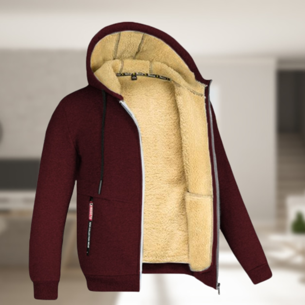 Casual winter hoodie for men