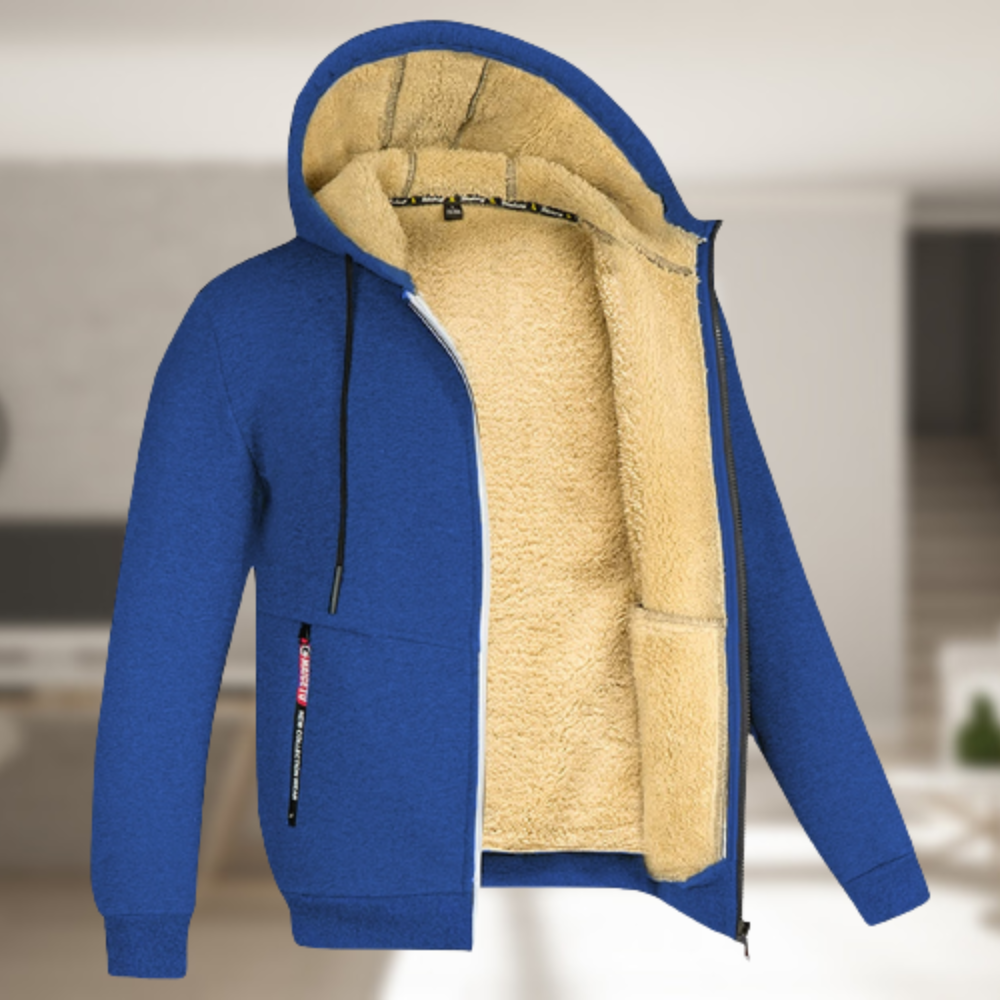 Casual winter hoodie for men