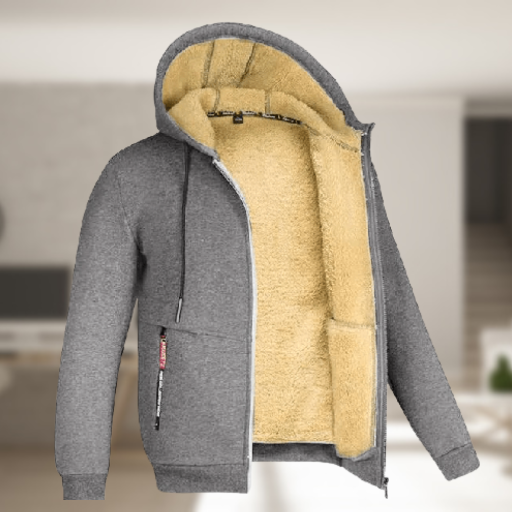 Casual winter hoodie for men