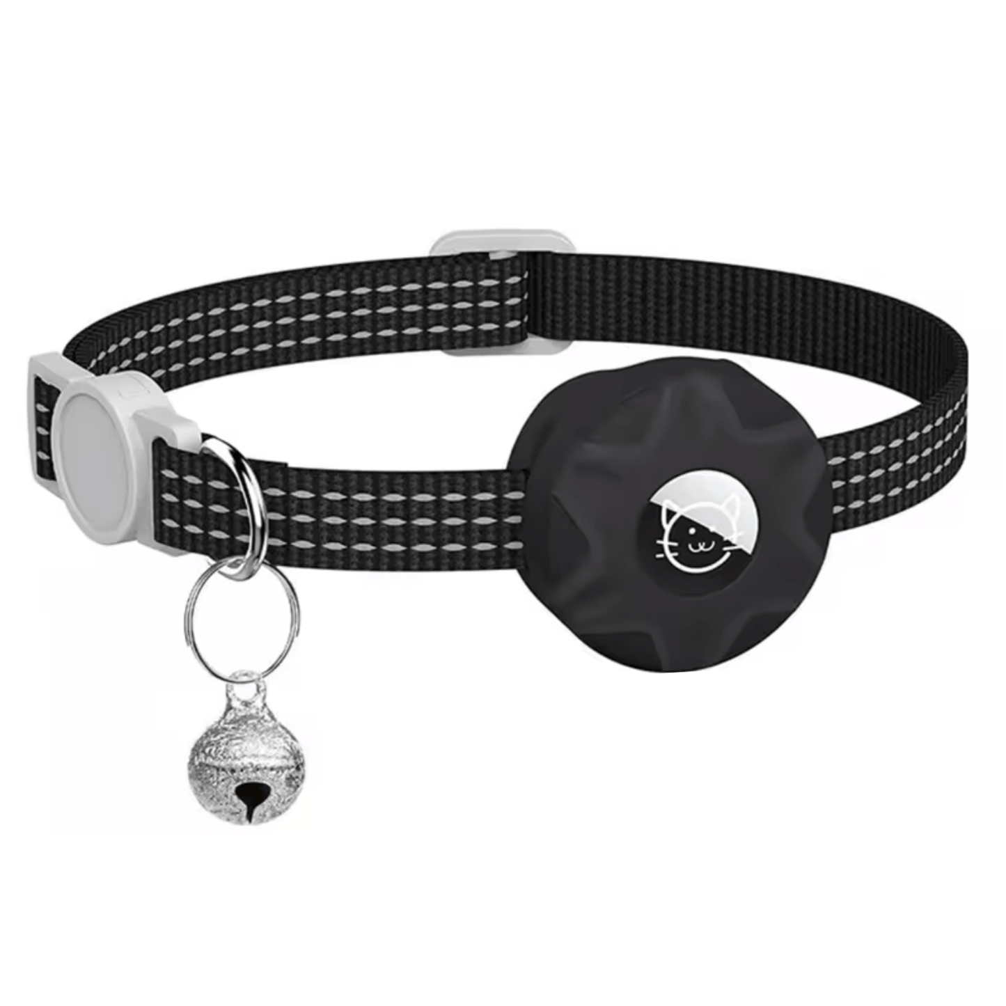 Cat Collar with Bluetooth Locator and Reflective Design for Increased Safety