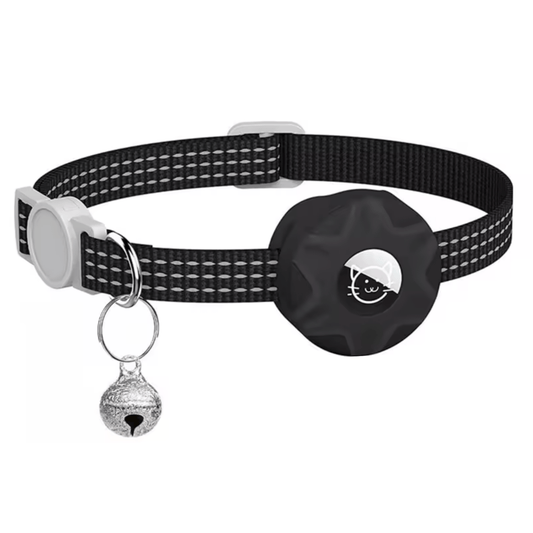 Cat Collar with Bluetooth Locator and Reflective Design for Increased Safety