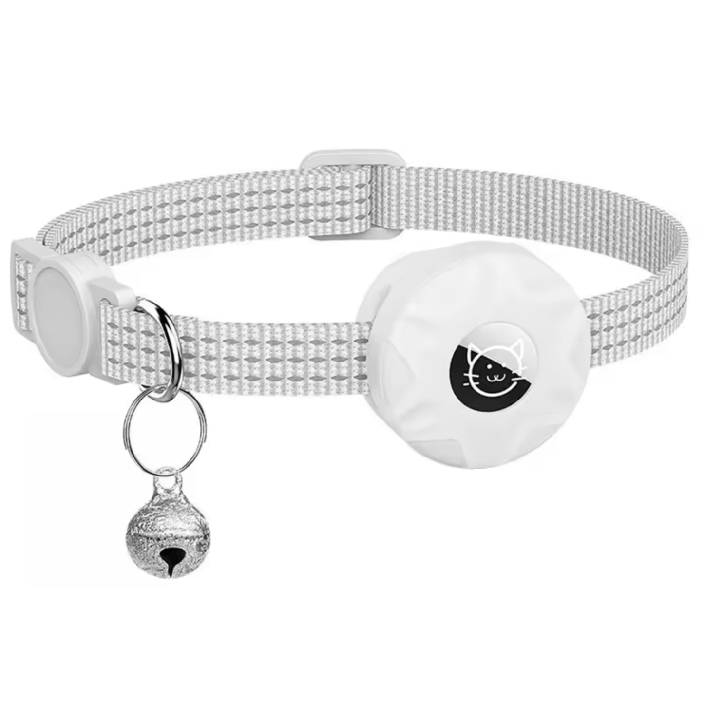 Cat Collar with Bluetooth Locator and Reflective Design for Increased Safety
