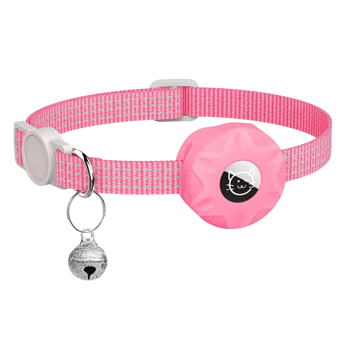Cat Collar with Bluetooth Locator and Reflective Design for Increased Safety