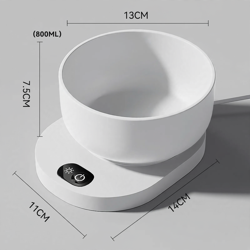 Ceramic Heated Bowl for Cats and Dogs
