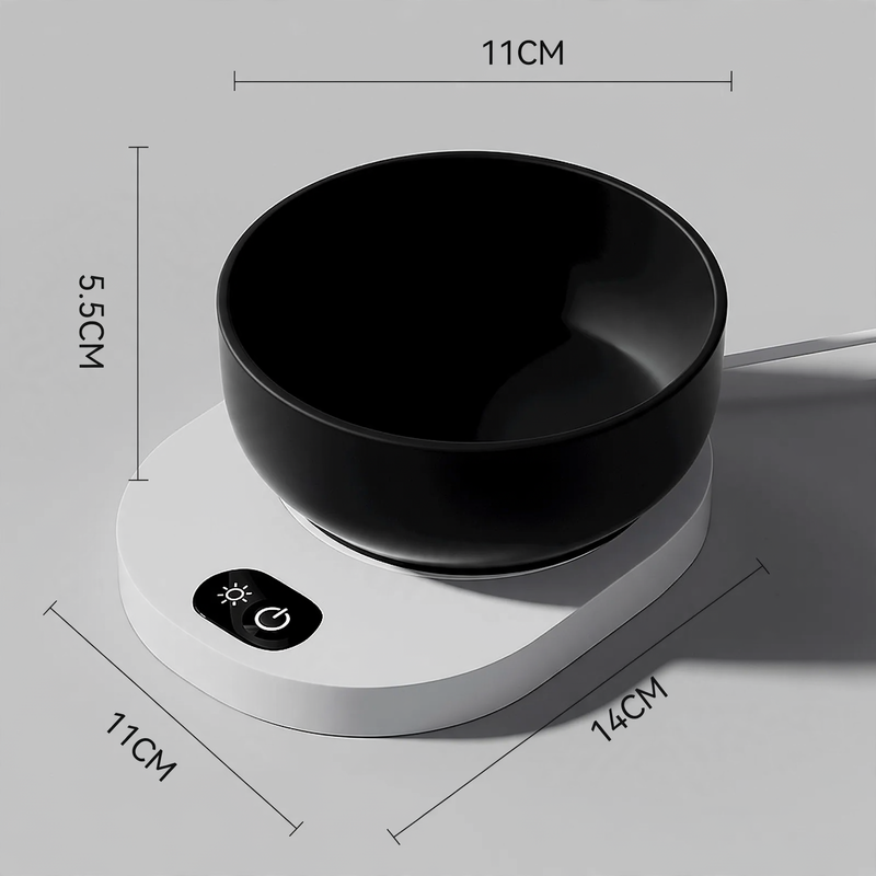 Ceramic Heated Bowl for Cats and Dogs