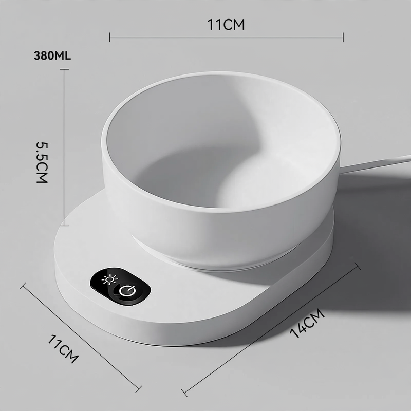Ceramic Heated Bowl for Cats and Dogs
