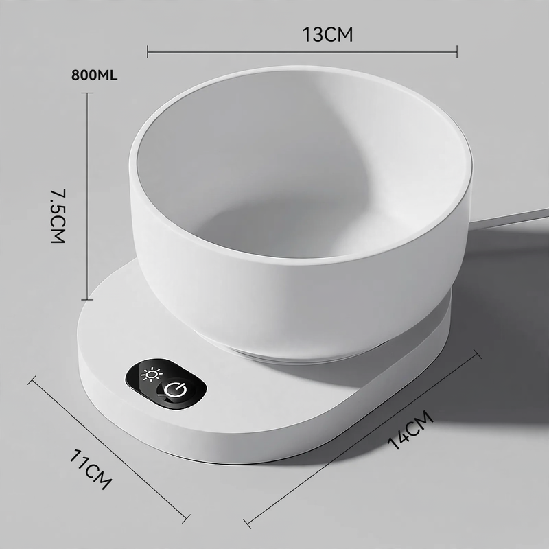 Ceramic Heated Bowl for Cats and Dogs