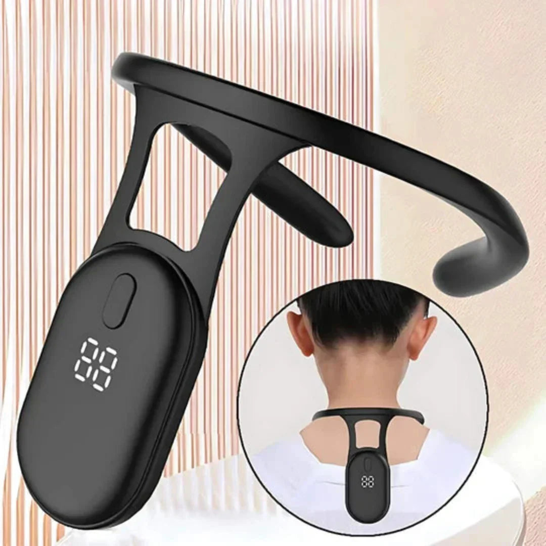 Cervical Spine Traction Neck Support for Posture Correction | Adjustable Neck and Back Posture Corrector | Spine Alignment and Relief | Real Time feedback