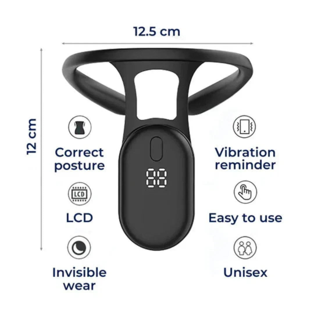 Cervical Spine Traction Neck Support for Posture Correction | Adjustable Neck and Back Posture Corrector | Spine Alignment and Relief | Real Time feedback