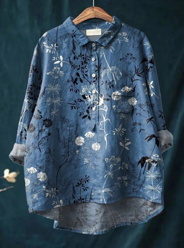 Chic Floral Blouse - Claire™ | Elegance & Comfort