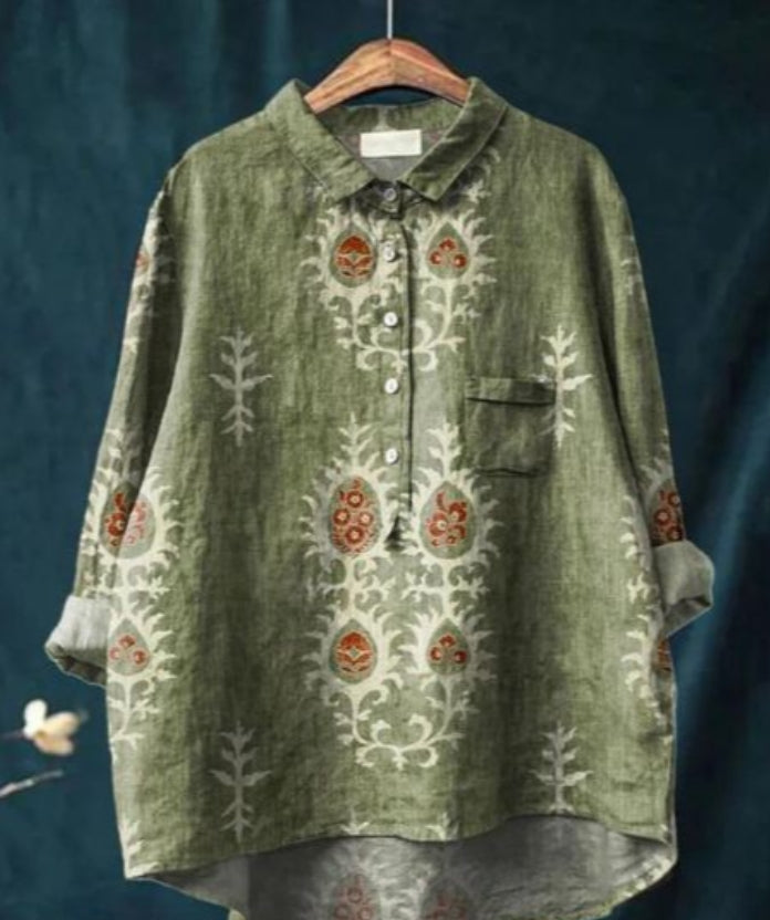 Chic Floral Blouse - Claire™ | Elegance & Comfort