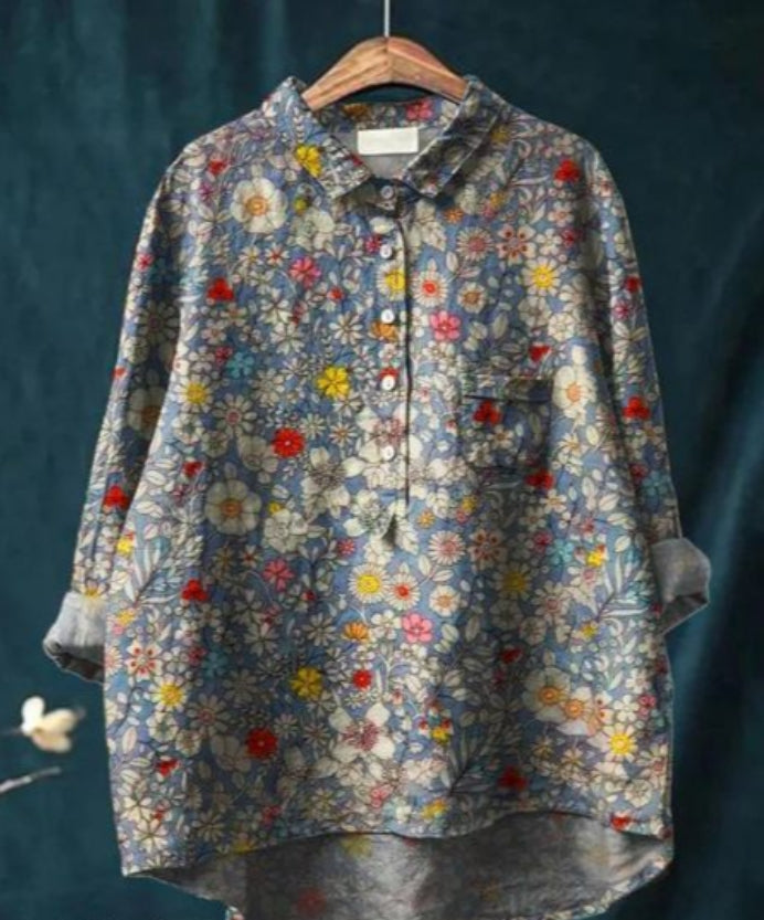 Chic Floral Blouse - Claire™ | Elegance & Comfort