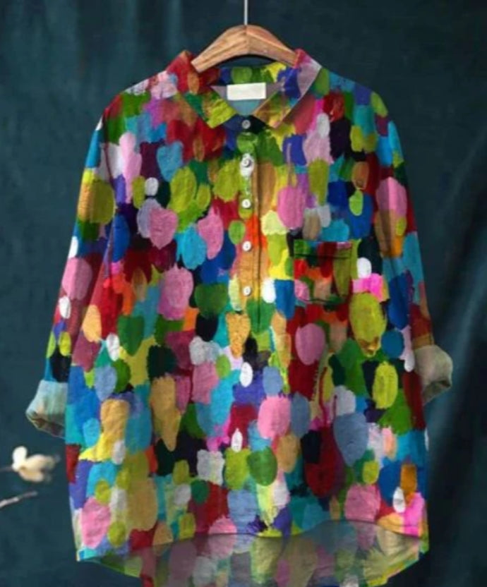 Chic Floral Blouse - Claire™ | Elegance & Comfort