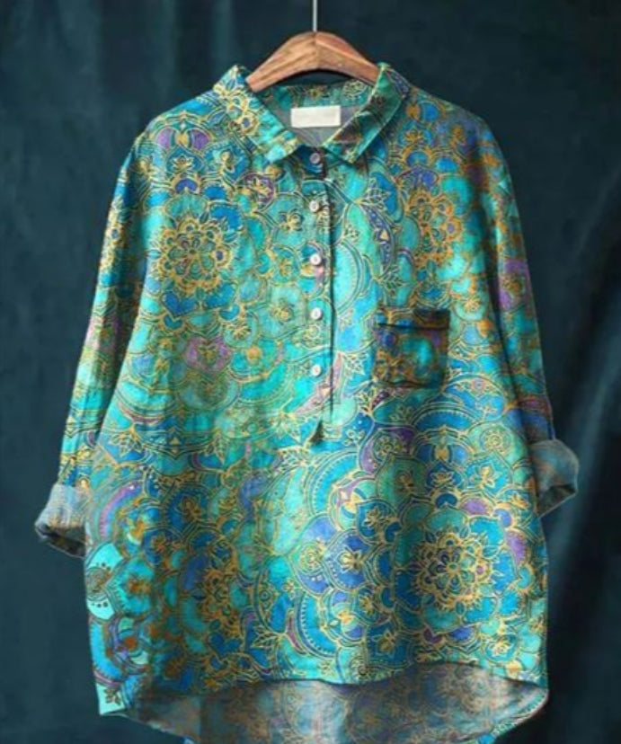 Chic Floral Blouse - Claire™ | Elegance & Comfort