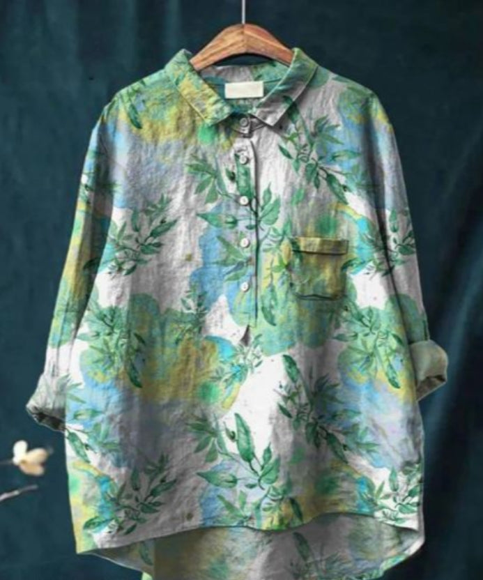 Chic Floral Blouse - Claire™ | Elegance & Comfort