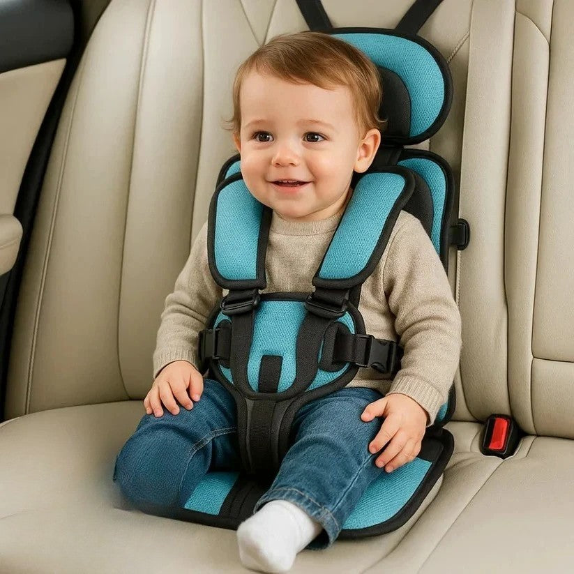 Child Seat | Foldable Travel Seat for On-the-Go | Quick Installation with Harness System