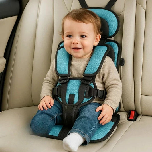 Child Seat | Foldable Travel Seat for On-the-Go | Quick Installation with Harness System