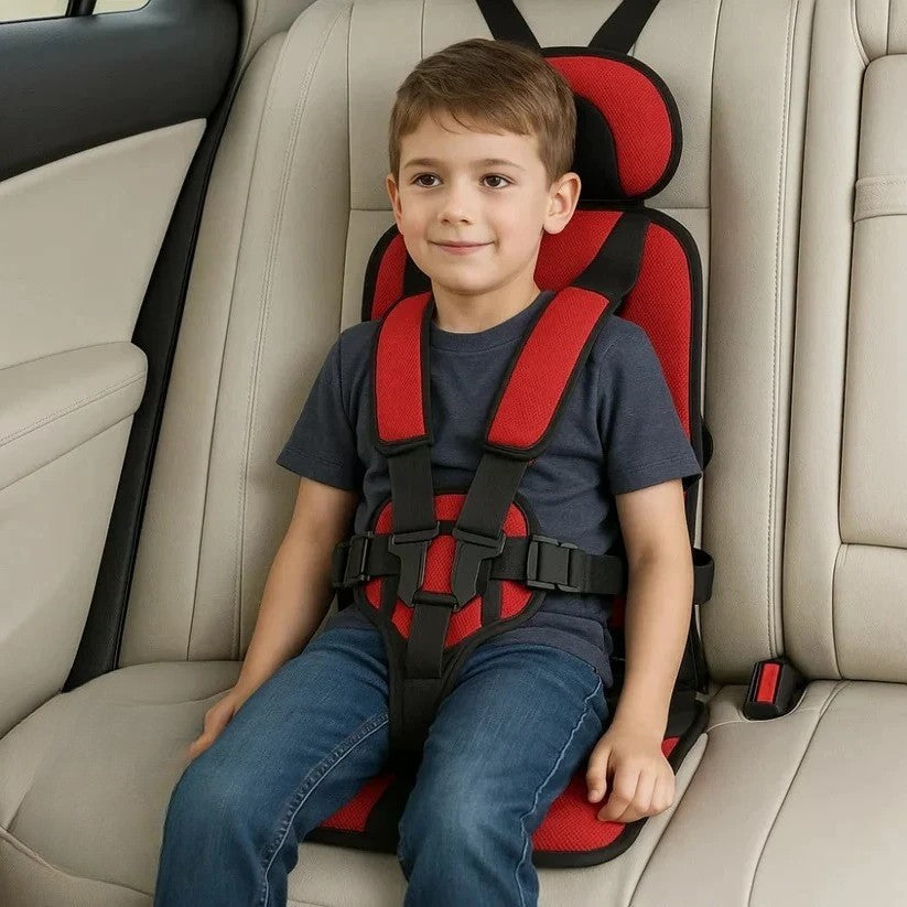 Child Seat | Foldable Travel Seat for On-the-Go | Quick Installation with Harness System