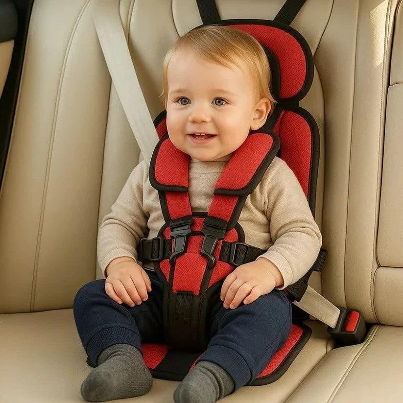 Child Seat | Foldable Travel Seat for On-the-Go | Quick Installation with Harness System