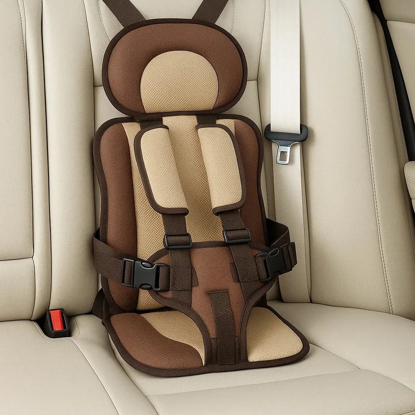 Child Seat | Foldable Travel Seat for On-the-Go | Quick Installation with Harness System