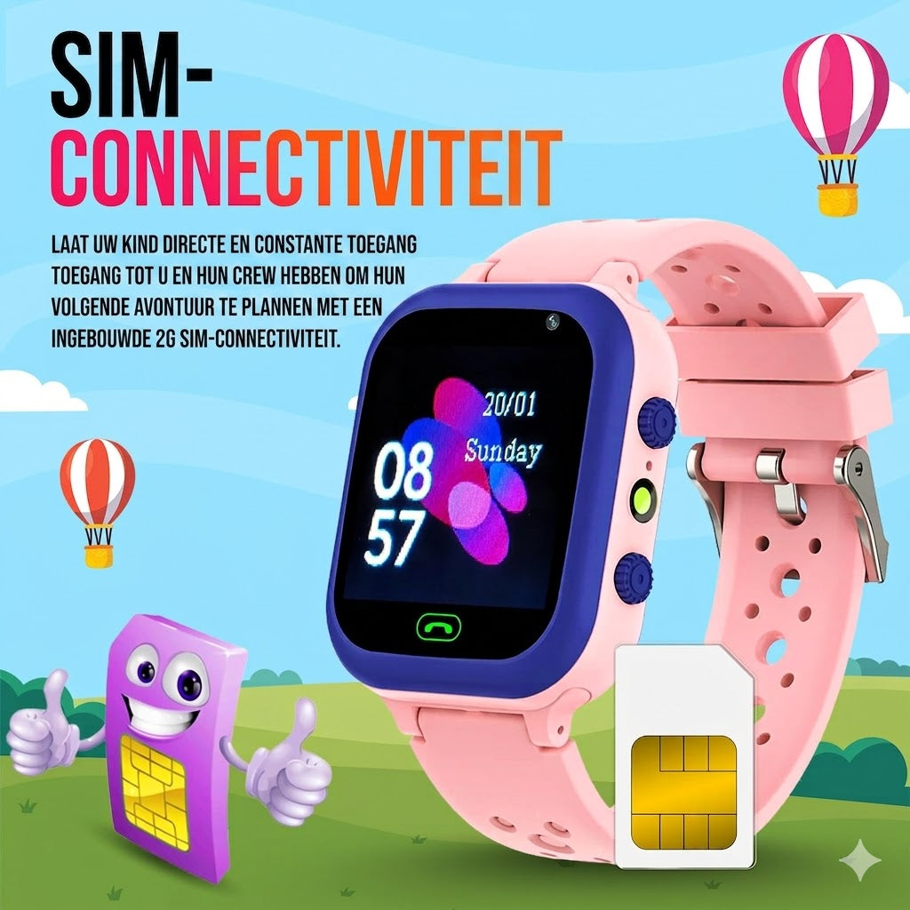 Children's GPS Watch - Waterproof | Video Calling | Safety