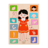Children's Human Body Educational Wooden Puzzle Toy