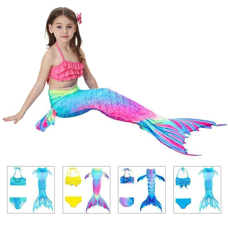 Children's Mermaid Swimsuit - Princess Bikini Set