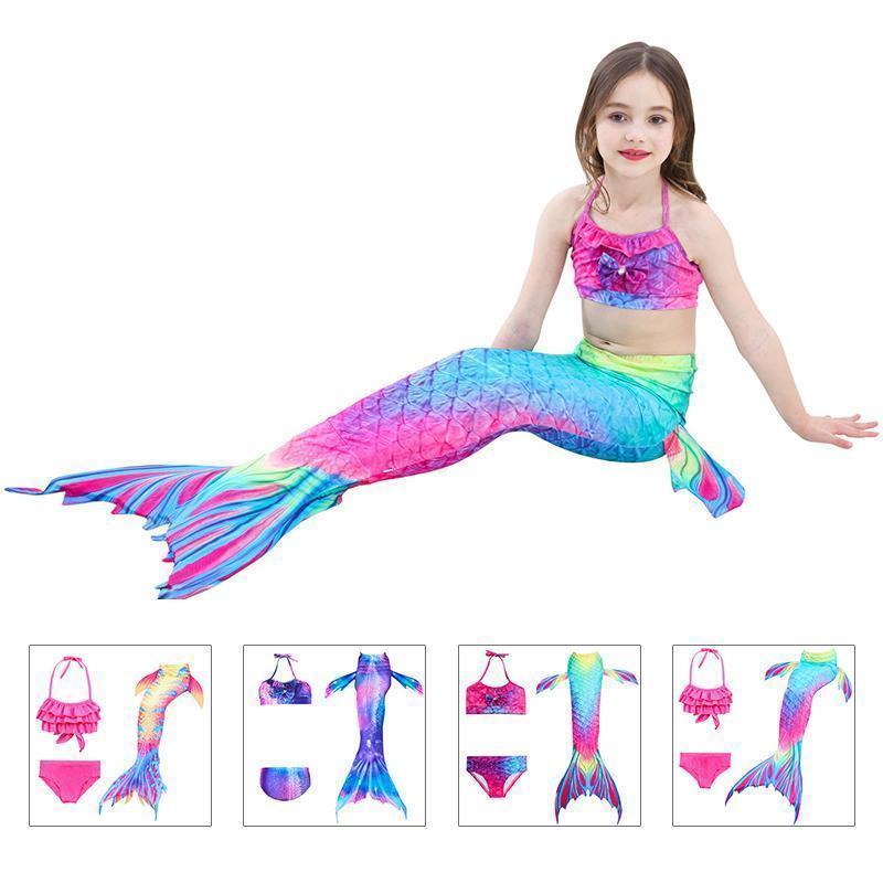 Children's Mermaid Swimsuit - Princess Bikini Set