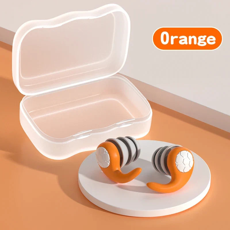 Children's Silicone Earplugs for Swimming & Noise Reduction