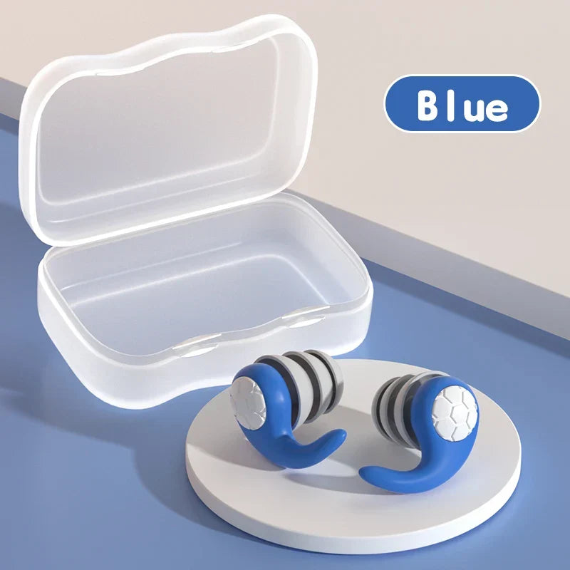 Children's Silicone Earplugs for Swimming & Noise Reduction
