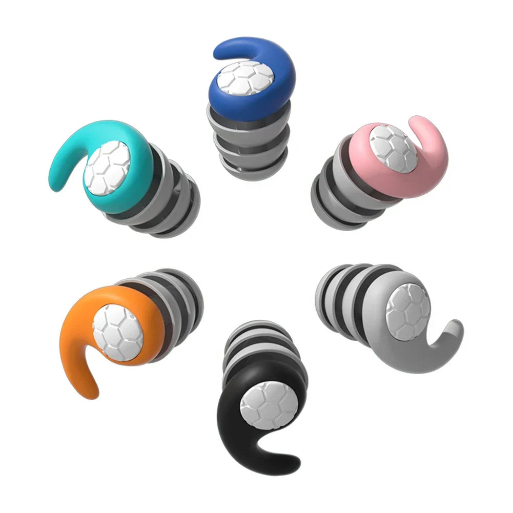 Children's Silicone Earplugs for Swimming & Noise Reduction