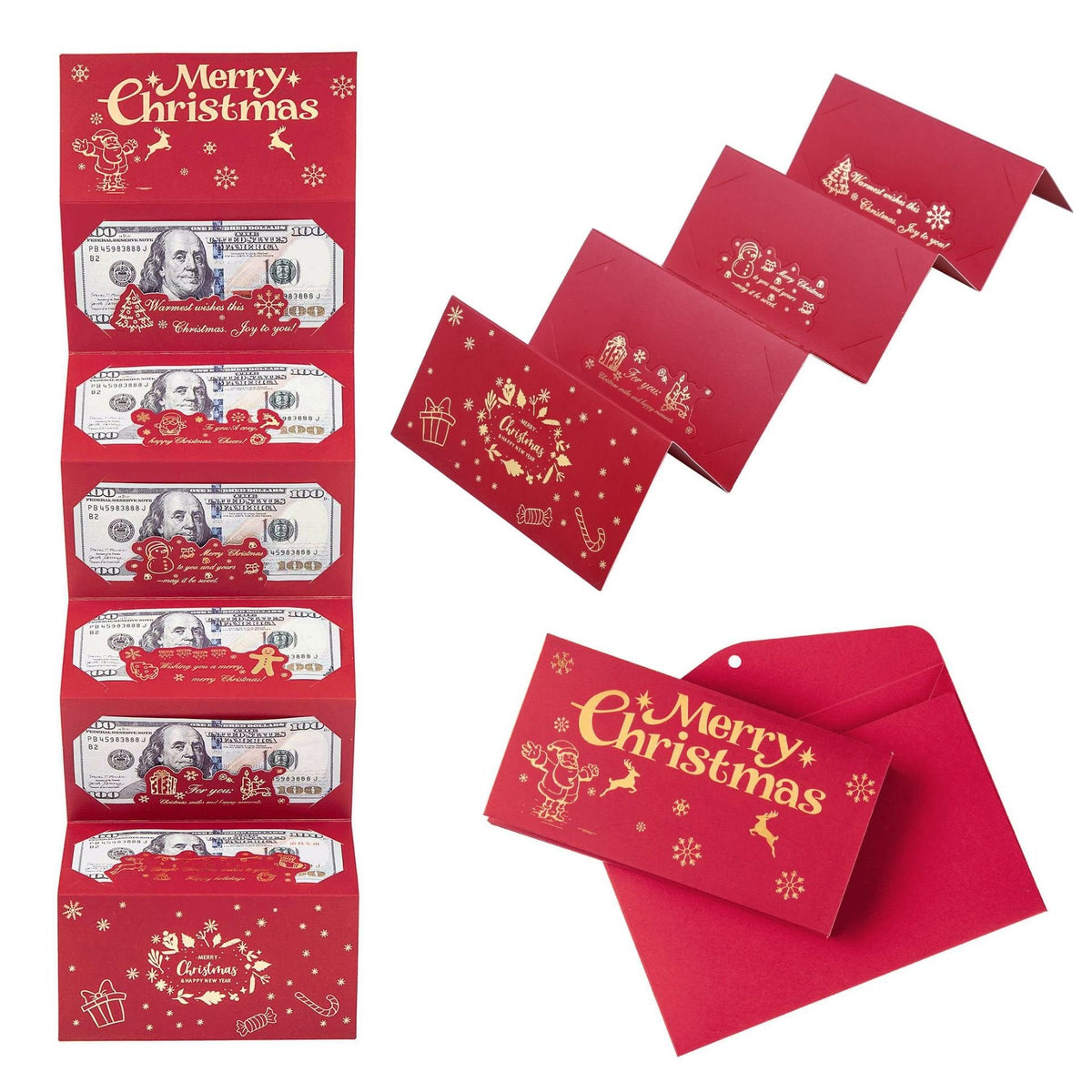 Christmas Cash Gift Envelope